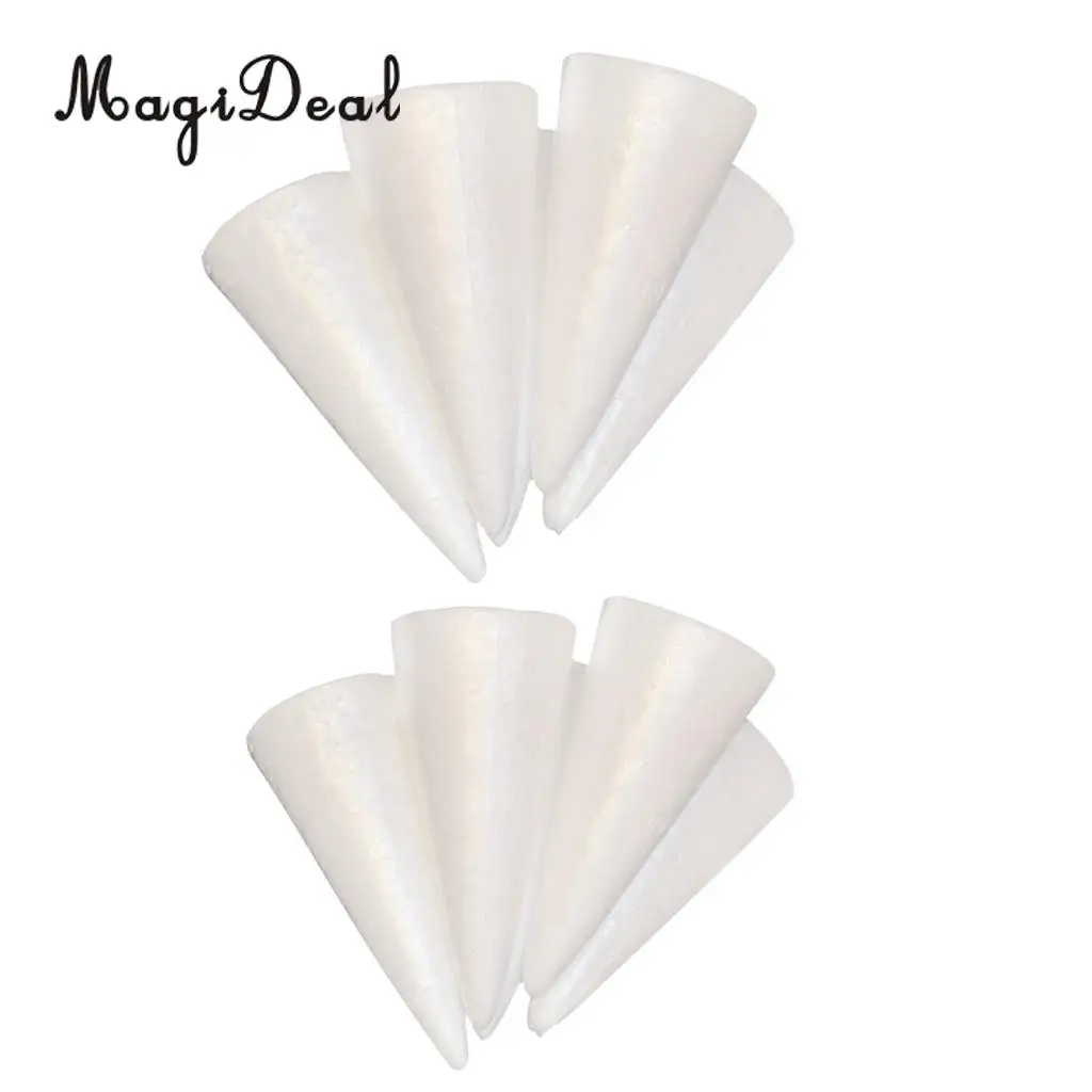 10pcs DIY Christmas Tree Styrofoam Foam Material for Kids Craft Xmas Decoration 150mm