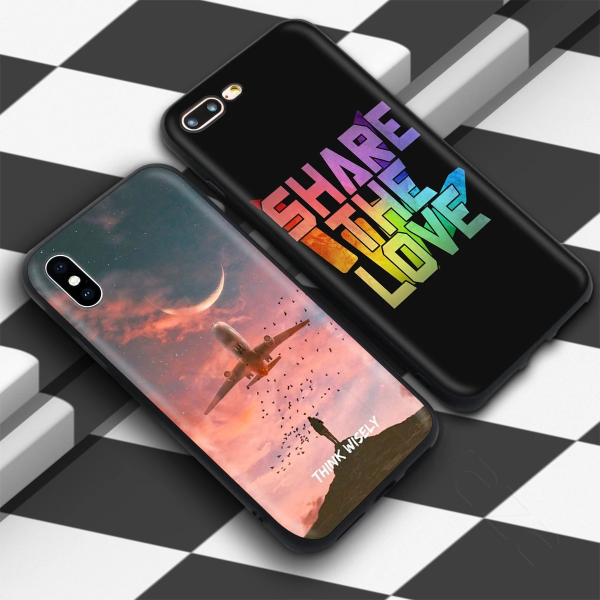 Чехол Lavaza Stephen Sharer с надписью Share The Love для iPhone 12 mini 11 Pro XS Max XR X 8 7 6 6S Plus 5 5s se|Бамперы| |
