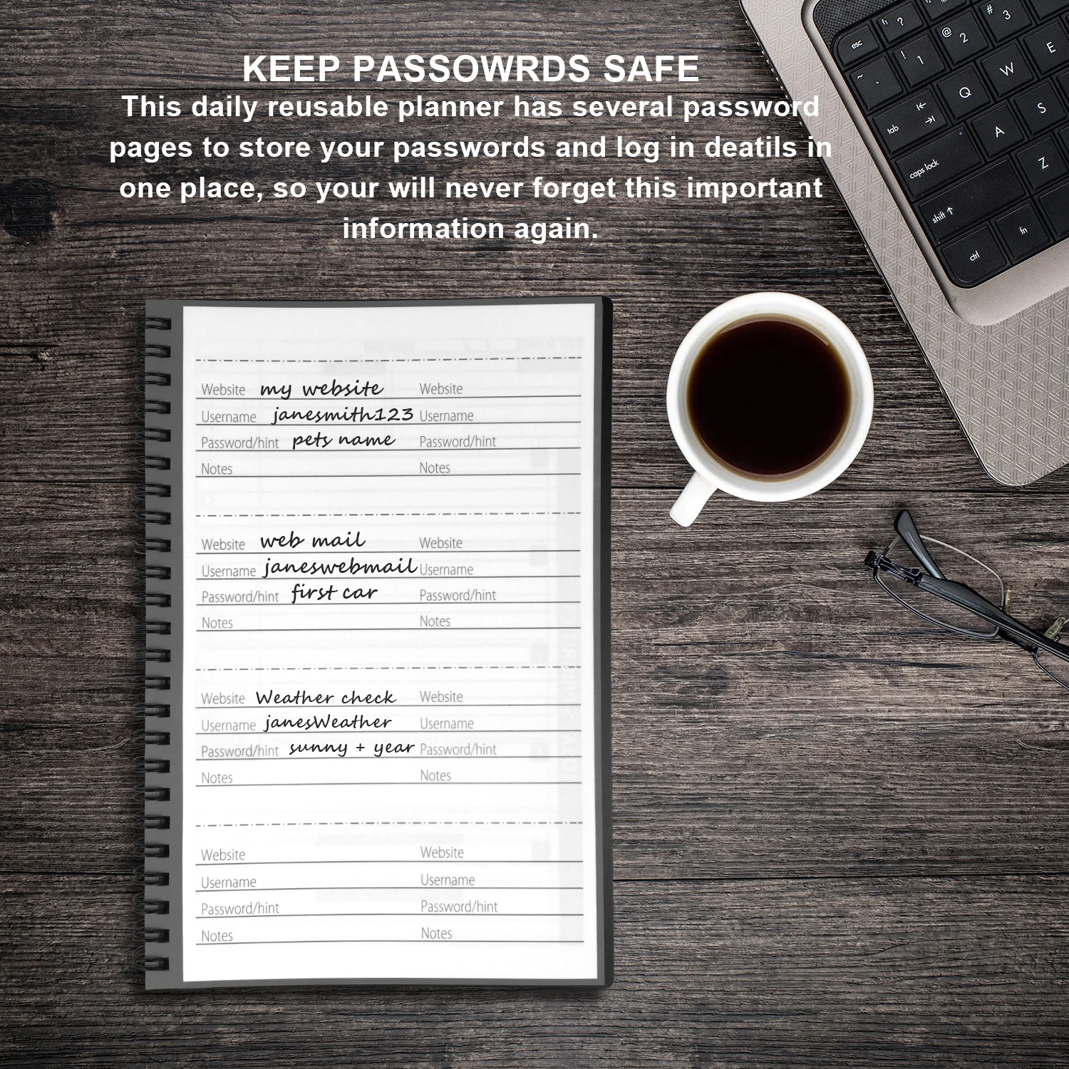 Продажа NEWYES 2,0 умный многоразовый стираемый A5 ноутбук повесток дня Планировщик Еженедельный спиральный ежемесячный график книга годовой крафт бум...