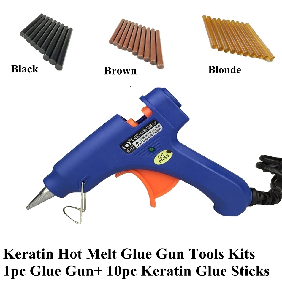 Keratin Glue Sticks Kits 10pc Hot Melt Glue Sticks 120mm*11mm Professional Hair Tools Kits For Fusion Keratin Hair Extensions Keratin Glue Sticks Kits 10pc Hot Melt Glue Sticks 120mm*11mm Professional Hair Tools Kits For Fusion Keratin Hair Extensions