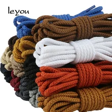 Кожаные Рабочие Туфли с круглым носком и шнурками 80 см-160 см ботинки на шнуровке нейлоновые туфли с шнурками для занятий спортом повседневная кожаная обувь со шнуровкой