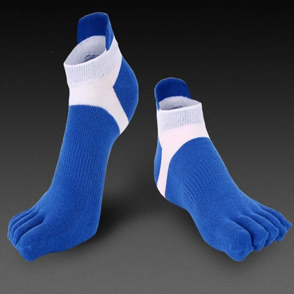 Высокое качество, мужские носки с пятью пальцами, впитывающие влагу, короткие сетчатые носки, эластичные носки, 5 цветов на выбор