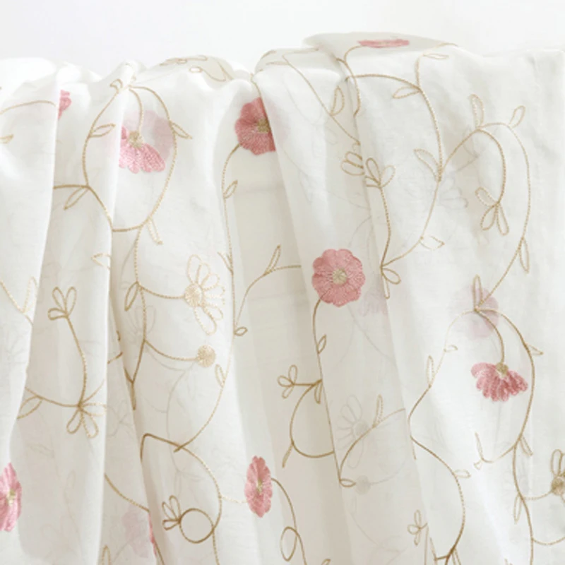 Занавески с вышитыми цветами для гостиной 400 и 20 дюймов|curtain layering|curtain hangingcurtain specials