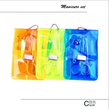 10 компл./лот Набор для маникюра и педикюра Инструменты Kit Инструменты для ногтей маникюрные ножницы парикмахерские ножницы дорожный набор кусачки для ногтей