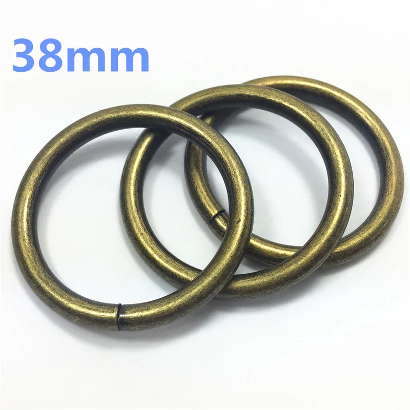 15- 38mm vintage antique bronze D O Ring Openable Keyring Leather Bag Belt Strap Dog Chain Buckle Snap Clasp Clip Trigger Accessories DIY