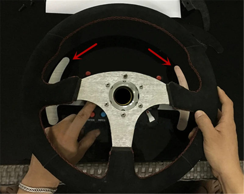 Модификация для THRUSTMASTER T300 сверхмощное весло Shifters обновление колеса подходит 13 14