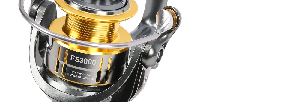 TSURINOYA FS3000 Spining Reel 9+ 1BB 5,2: 1 металлическая катушка алюминиевая ручка De Pescaria рыболовная рок Pescaria Reel Molinete Pesca