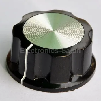 

( 4 pcs/lot ) Pot Knobs, 1.311" x 0.622" Shaft 1/4", MF-A04, for HAM Radio / Audio.