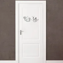Cute Children Shower Sticker Bathroom Funny Home Decoration Accessories Wall Stickers A2207
