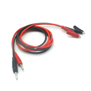 

Test Line 10A Silicone Wire 1M DC Power Supply Alligator Clip Output Line Withstand Voltage: 3000V