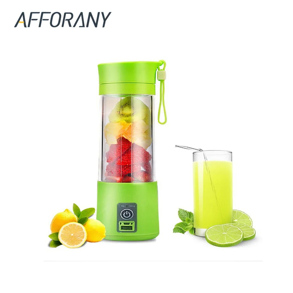480ml Electric Mini Juicer Bottle Portable USB Rechargeable Cup Citru