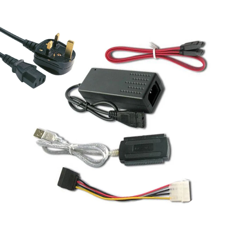 

USB 2.0 to IDE SATA S-ATA 2.5 3.5 Hard Drive HD HDD Converter Adapter Cable LSMK99