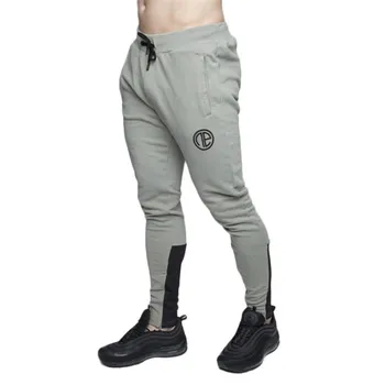 

New Brand Men Sweatpants Fashion Leisure Gyms Workout Fitness Bodybuilding Sportswear Cotton Trousers Joggers Skinny Pants