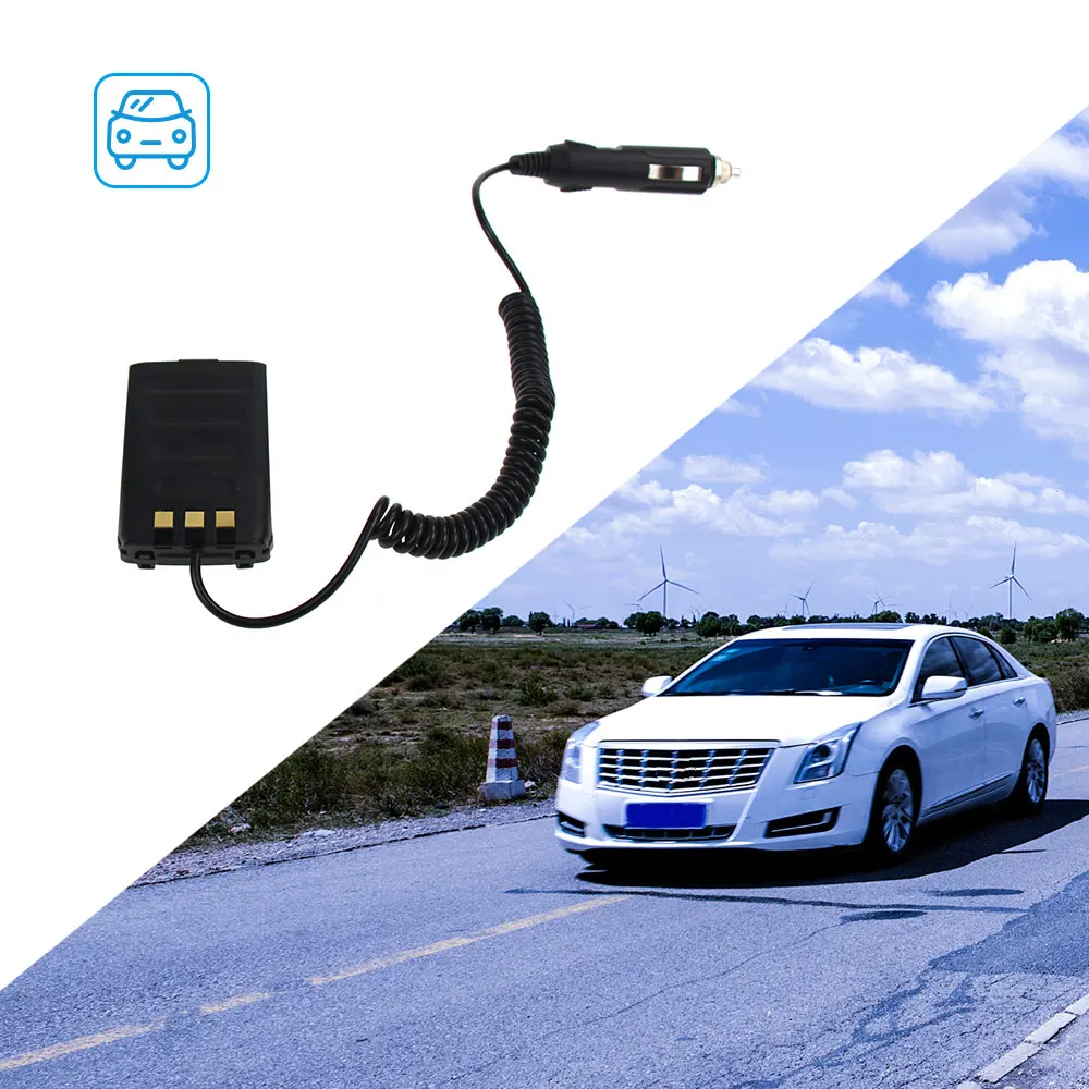 Baofeng GT 3 Walkie Talkie Battery Eliminator автомобильное зарядное устройство для 3TP GT3 GT3TP & Mark II III