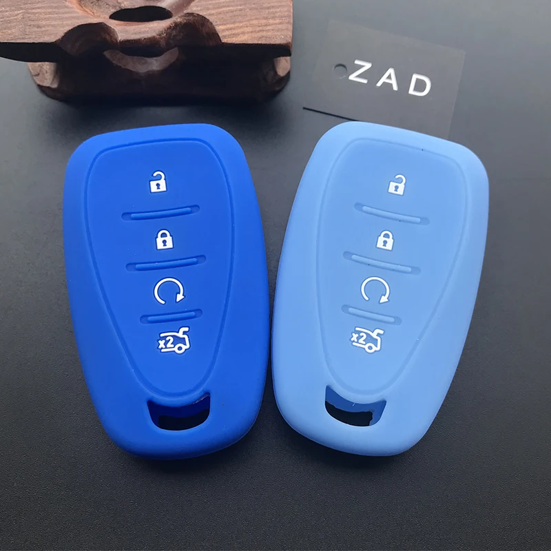 ZAD силиконовый чехол для автомобильного ключа держатель брелка защитный набор