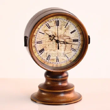

digital table clock alarm clock vintage watches reloj klok home decor electronic desk clock automobile clocks 6 inches metal