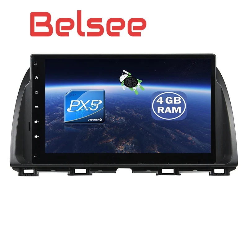 Belsee OEM Android 8,0 головное устройство стерео радио для Mazda CX-5 CX5 2013 10,1 дюймов 4 Гб двойной 2 Din gps навигационный плеер