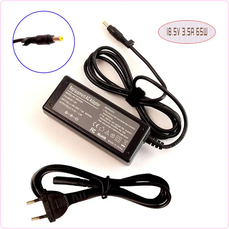 

For HP COMPAQ 550 541 540 530 520 510 500 511 515 516 610 615 425 625 Laptop Netbook Ac Adapter Power Supply Charger 18.5V 3.5A