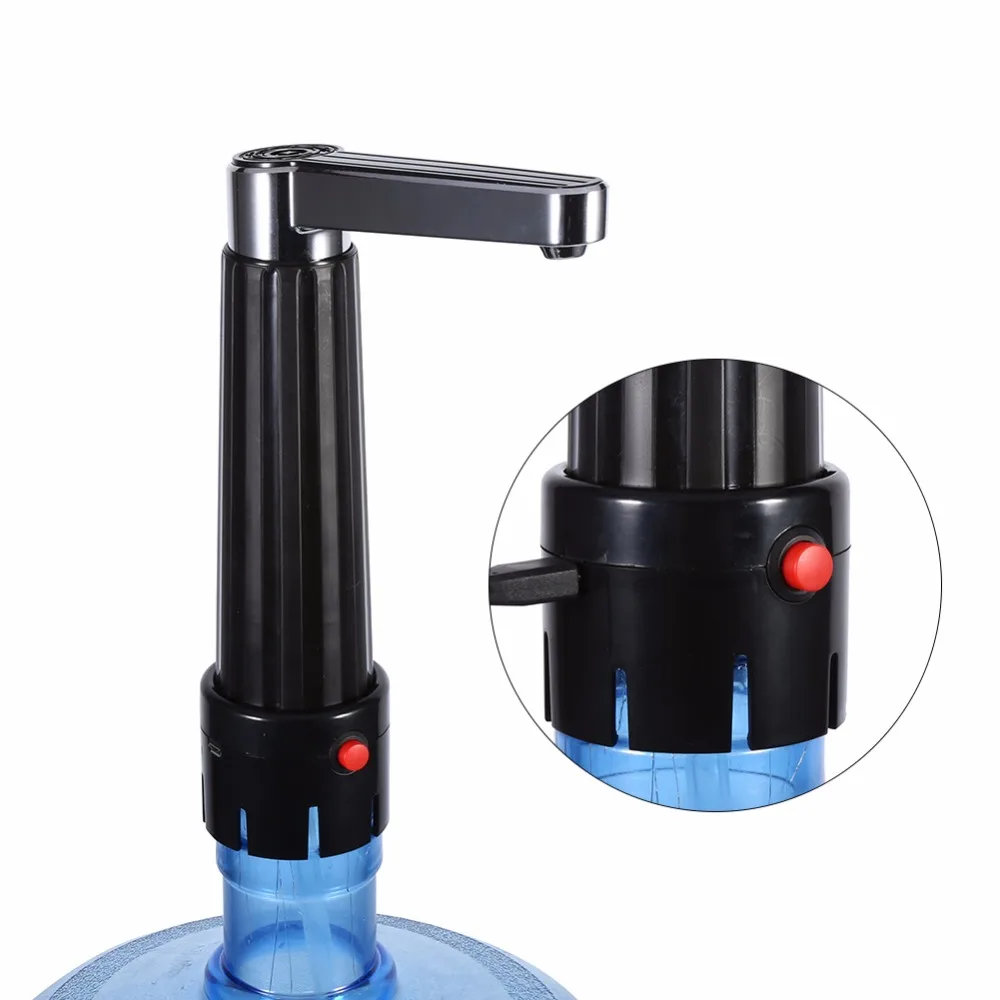 Портативный Электрический насос для питьевой воды и адаптер питания прозрачный дозатор для шлангов всасывающий блок кухонная посуда для напитков инструменты