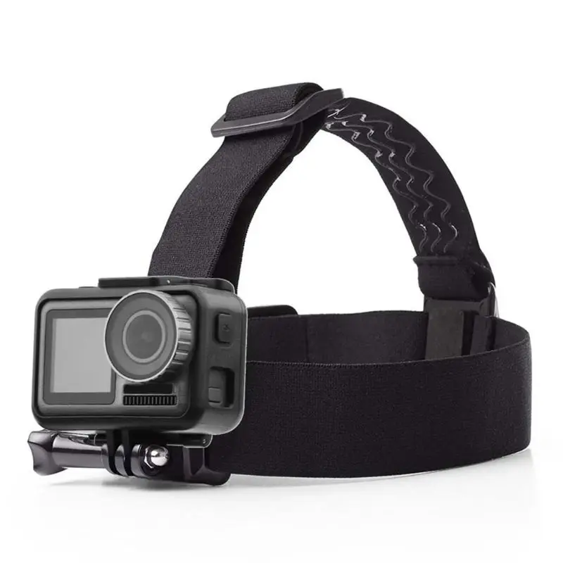 

Premium Adjustable Anti-slip Strap Adapter Head Band Black Nylon Belt for DJI Osmo Action for Gopro Sports Camera Accessories