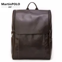 Для мужчин рюкзак натуральная кожа 15 "ноутбук рюкзак дорожная сумка чёрный; коричневый большой Ёмкость Сумки Универсальный