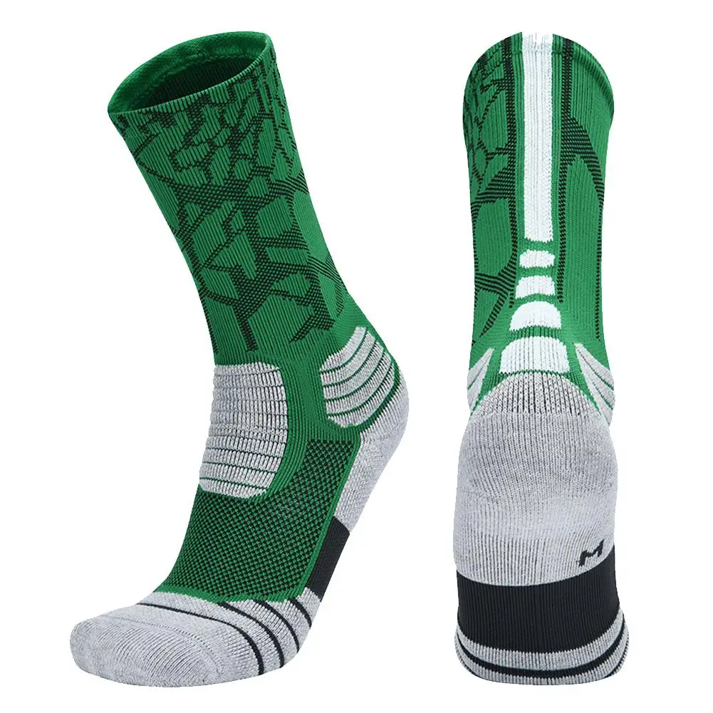 

Dragonpad Professional Basketball Socks Thick Sports Non-slip Skateboard Towel Bottom Socks