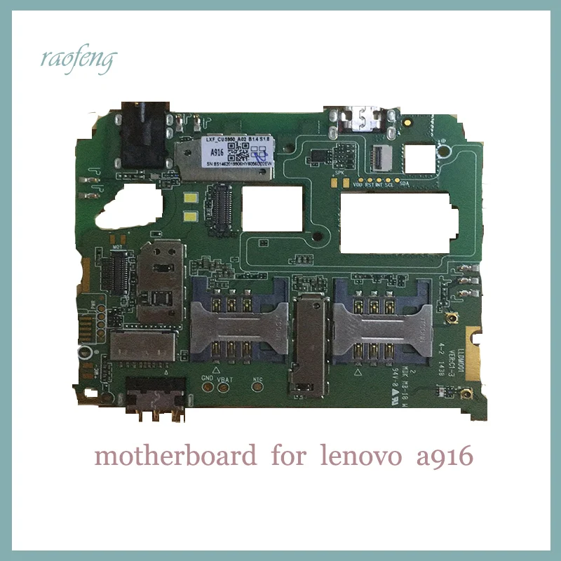 Raofeng free ship well work Motherboard for lenovo a916