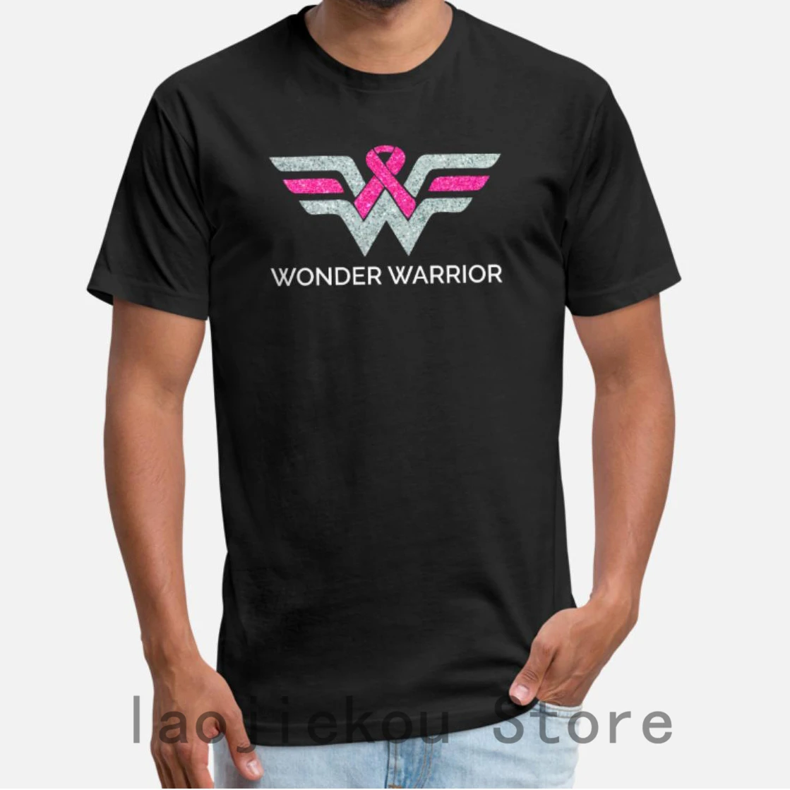 

2019 Summer Funny Print Men T shirt Women Cool T-Shirts breast cancer awareness shirts Unisex New Fashion tshirt