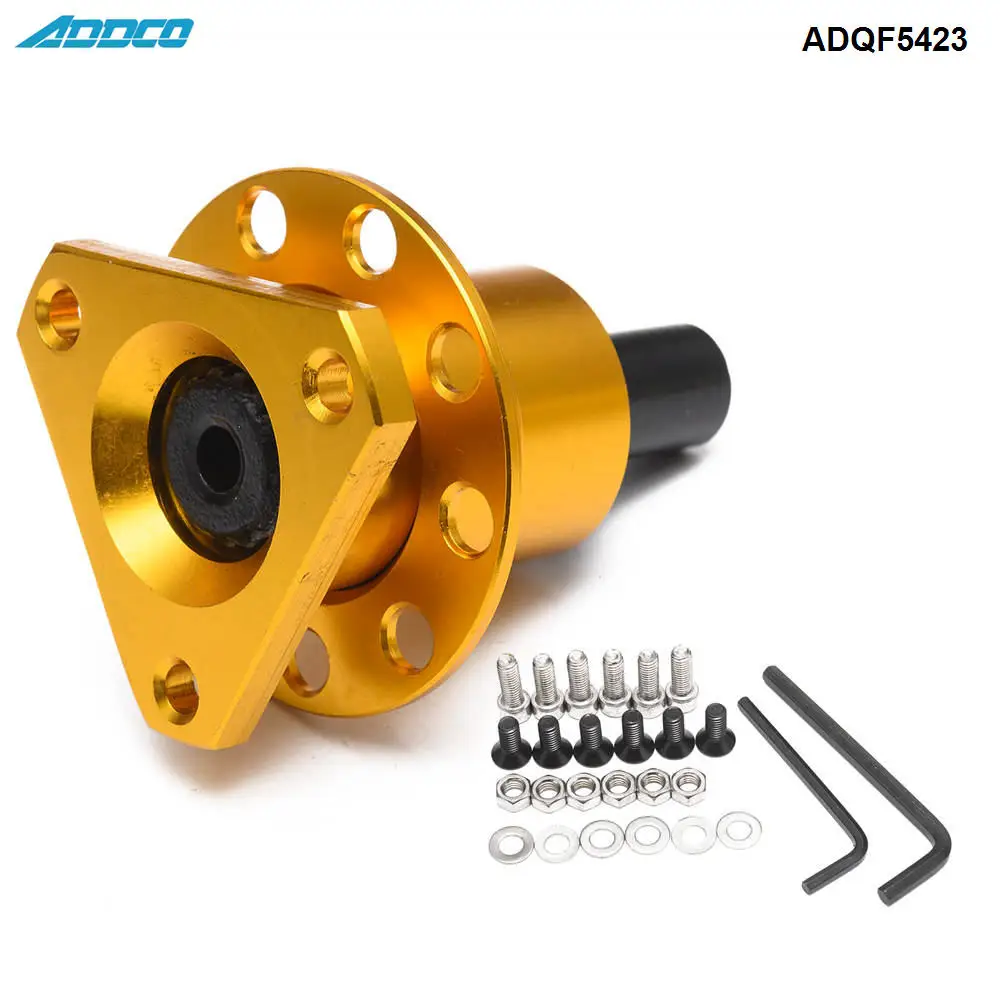 

ADDCO Quick Release Splined Weld-On 3 Bolt For Steering Wheel Hub/Boss ADQF5423
