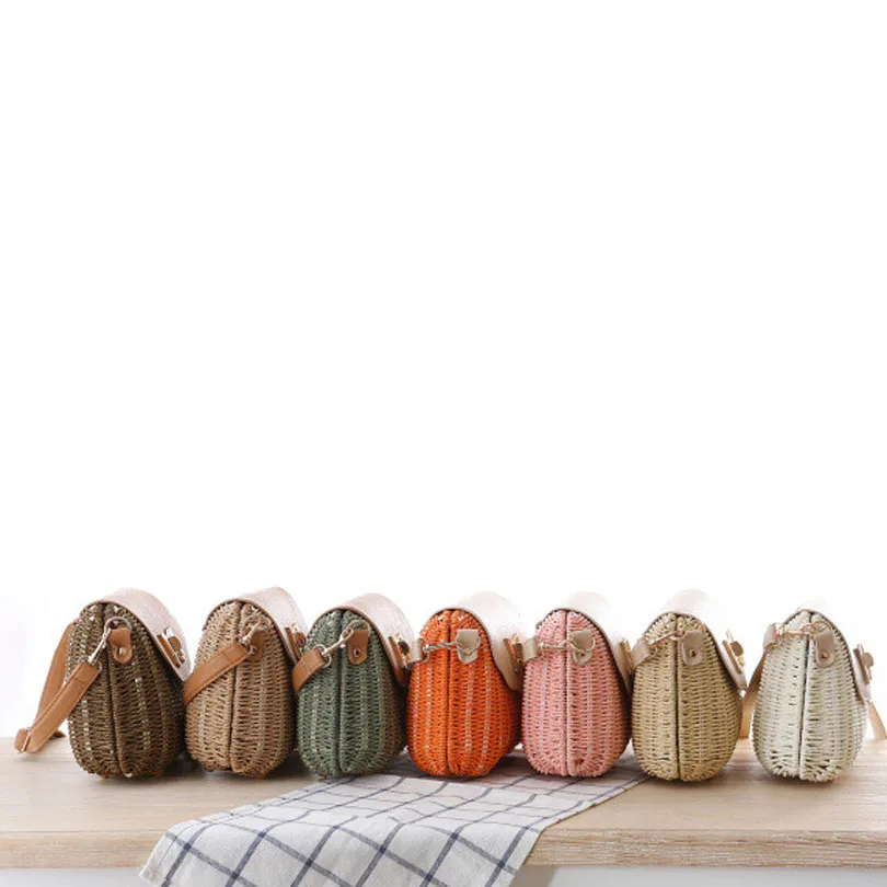 Della Crochet Boemia Donne Di Borsa light Brown Borse Bow Spalla Sacchetto Crossbody Estate Intrecciata Per Brown Handmade Paglia green Spiaggia Le Hollow Cestino Out Feminina xE0Tqq5vYw