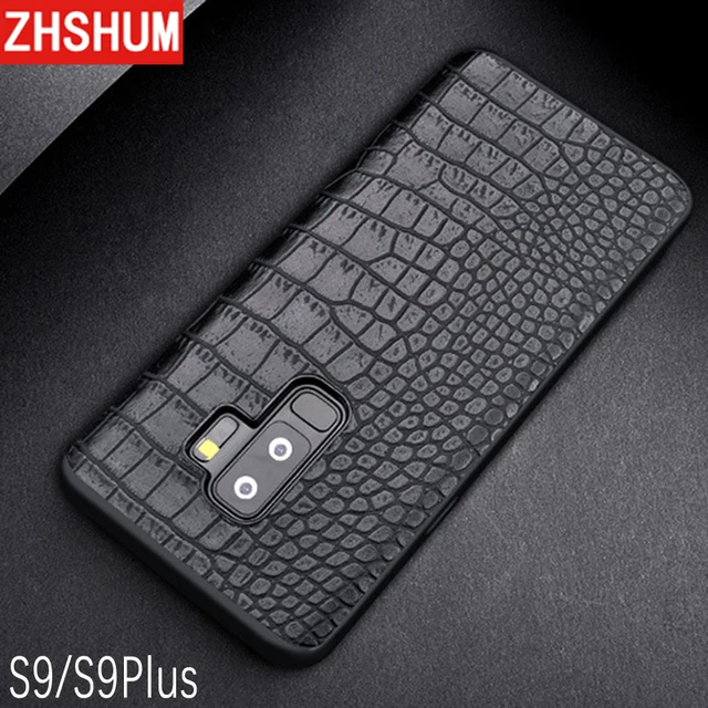 Best Price Luxury PU Leather Case For Samsung Galaxy S9 Plus Crocodile Pattern Case Soft 360 Full Back Cover for Galaxy S9 Note 9 8 + S S8