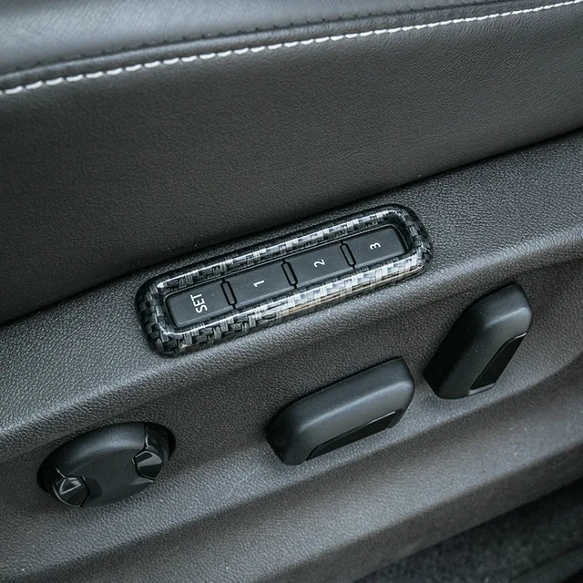 ABS пластмассовый для автомобильного сидения памяти переключатель регулировки крышка отделка для гольфа 7 MK7 GTI R-Line аксессуары Тюнинг