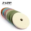 Z-LEAP 2pcs 125mm Sponge Diamond Polishing Pads 5 inch Buff Disc For Marble Artificial Stone Sandstone Floor Wet Cleaning Tool ► Photo 2/6