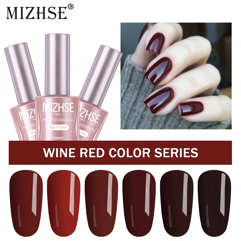 MIZHSE УФ гель Цвет чистый 18 мл гель лак для ногтей светодио дный УФ гель Nagellak Лаки из ногти Топ гель лак Лаки Lakiery Hybrydowe