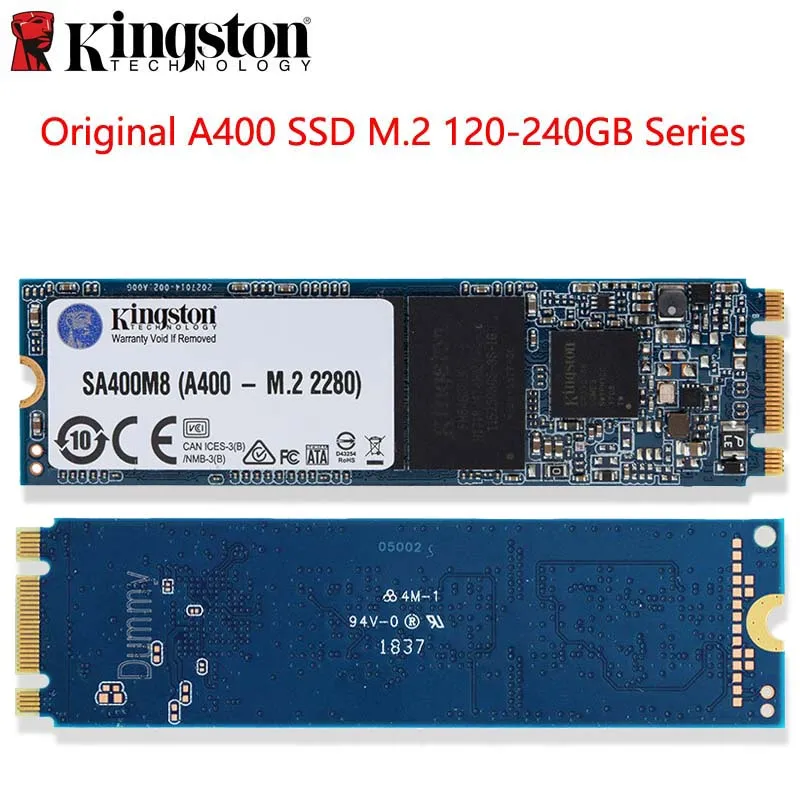 Продажа Оригинальный kingston A400 SSD Внутренний твердотельный накопитель M.2 2280 120 ГБ 240 ГБ жесткий диск HDD HD SSD для ноутбука дропшиппинг