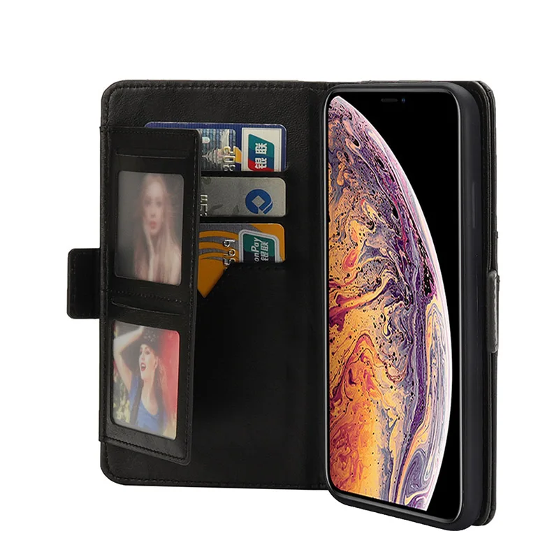 

2 in 1 Detachable Case for Apple iPhone XS X 10 Cover Wallet Leather Book Flip Case for iPhone X S Back Magnet Phone Cases