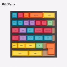 Pbt dsa keycap dye subкровать красочные брелки модификатор для diy игровая механическая клавиатура Вишневый переключатель