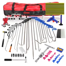 PDR WEYHAA Ganchos Haste Carro Dent Removedor Kit Ferramentas PDR Dent Lifter Paintless Dent Repair Removal Hail Ferramentas Pistola de Cola