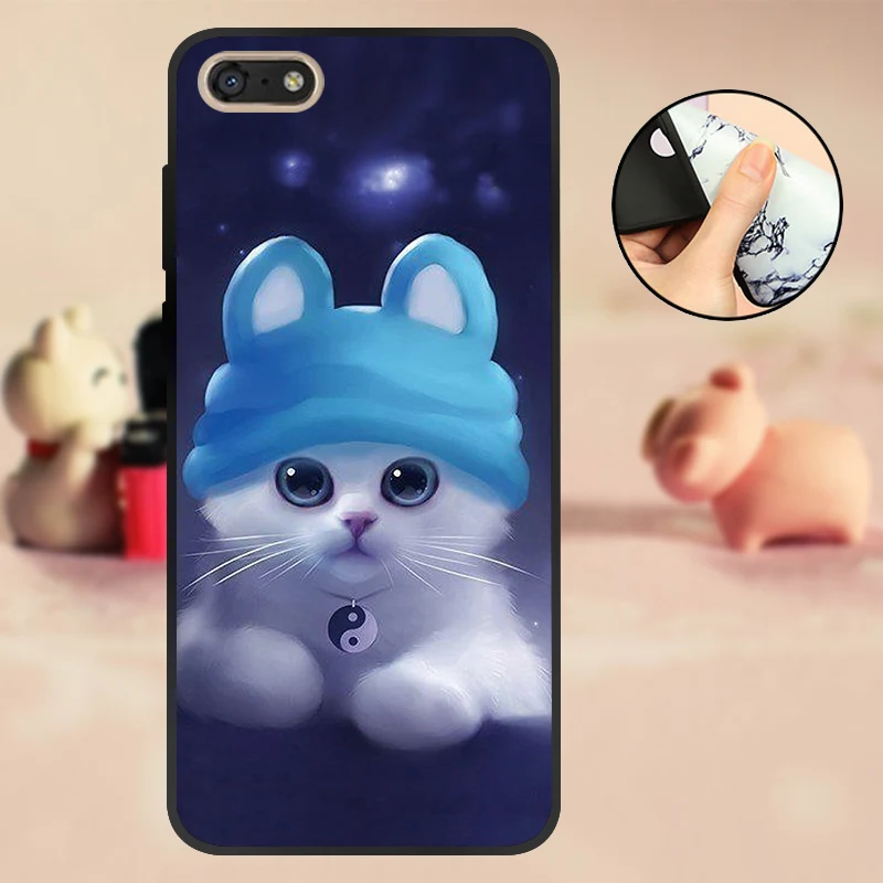 حافظة لهاتف Huawei Y5 لايت 2018 لينة TPU كوكه هواوي Y5 2018 Y5 رئيس 2018 أسود جراب هاتف سيليكون هواوي Y 5 2018 غطاء ماتي