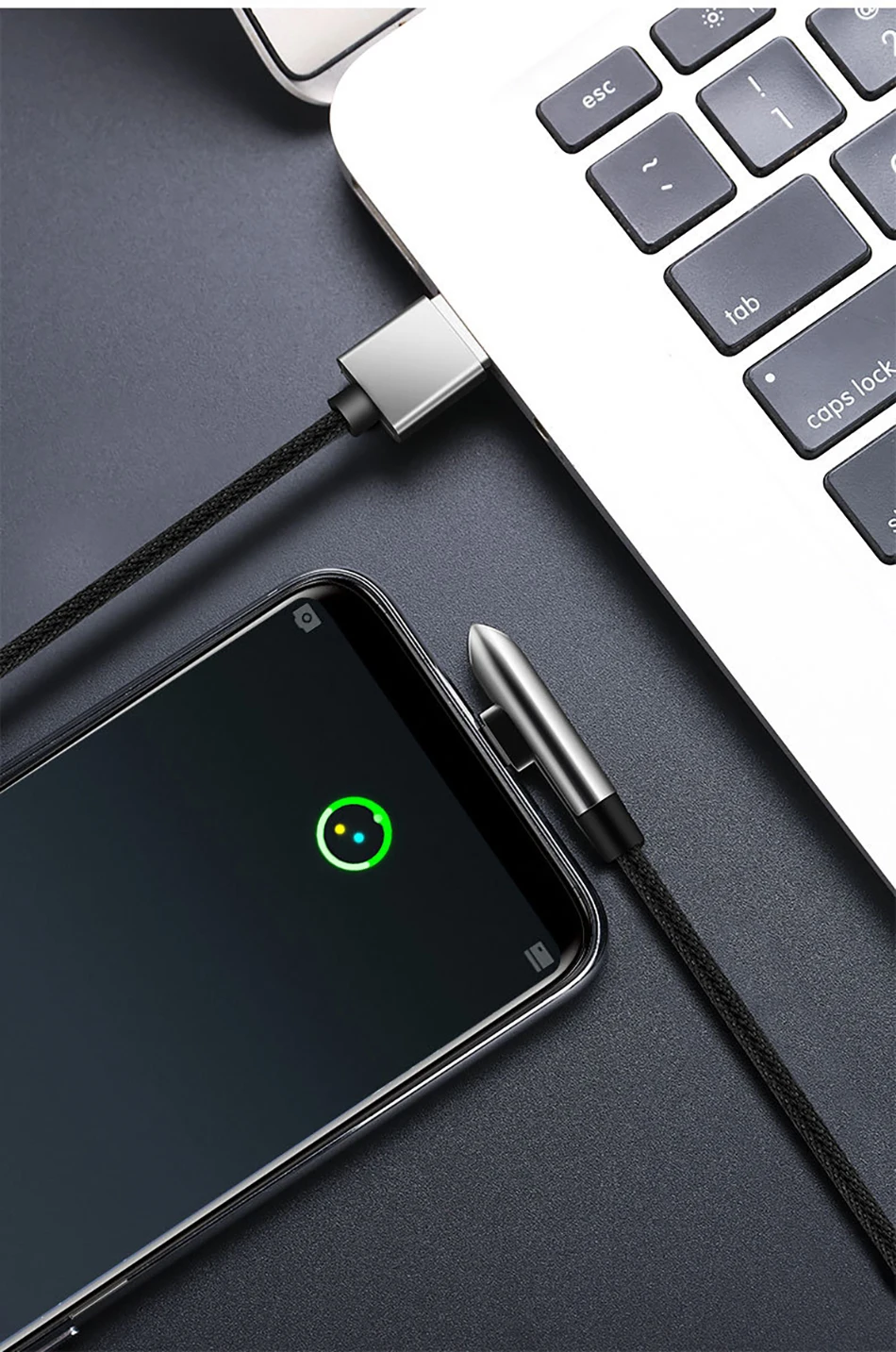 !ACCEZZ Elbow Micro USB Cable Fast Charging For Samsung S7 S6 Note 4 5 Edge Android Phone Data Cable For Xiaomi Redmi 4X Huawei  (14)