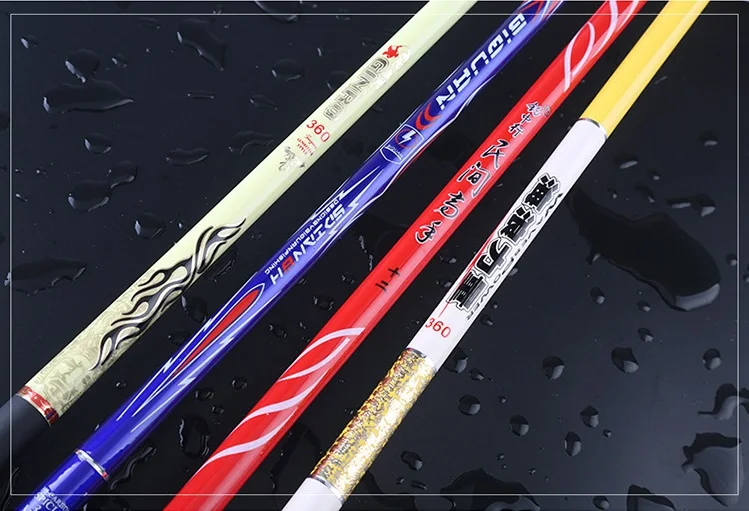 Ultralight Hard 3.6/4.5/5.4/6.3/7.2 Meters Stream Hand Pole Carbon Fiber Casting Telescopic Fishing Rods Fish Tackle Hand Pole