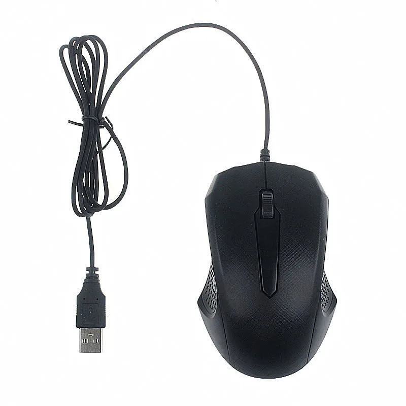 Новая Проводная Мышь USB 3 кнопки Optical Wheel противоскользящие Матовый для ПК Pro ноутбука геймера компьютер