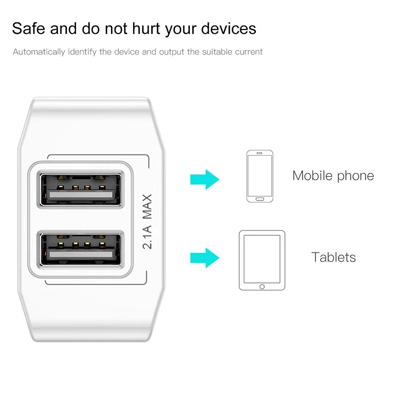 Зарядное устройство Baseus с двумя usb-портами для iPhone Xs Max X 8 samsung S10 S9 Xiaomi Mi 9 8 EU адаптер для быстрой зарядки настенное зарядное устройство для мобильного телефона