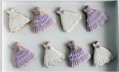 Женская юбка из нержавеющей стали форма формы торта резак для печенья, мастики инструменты для украшения торта Форма для приготовления изделий из сахара инструмент для выпечки торта