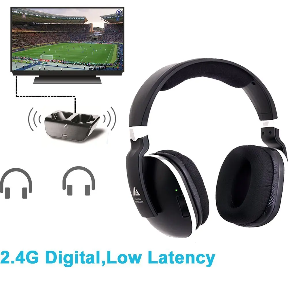 Cuffie senza fili per la TV con Trasmettitore RF per Guardare e Ascoltare  Digitale Sopra L'orecchio Senza Fili Cuffie TV Ricaricabile|wireless  headphones for tv|tv headphonesheadphones for tv - AliExpress