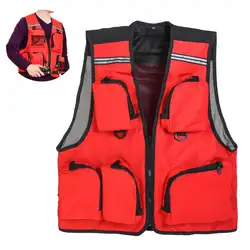 5 карман быстросохнущая сетчатый жилет куртка Спорт на открытом воздухе тонкий дышащий рыбалка жилет