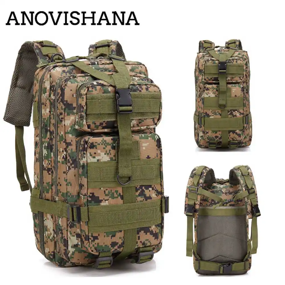 

ANOVISHANA 30L Tactical 3P Attack Backpack Military Camping Hiking Rucksack Assault Backpack Army Patrol Backpack Outdoor N027