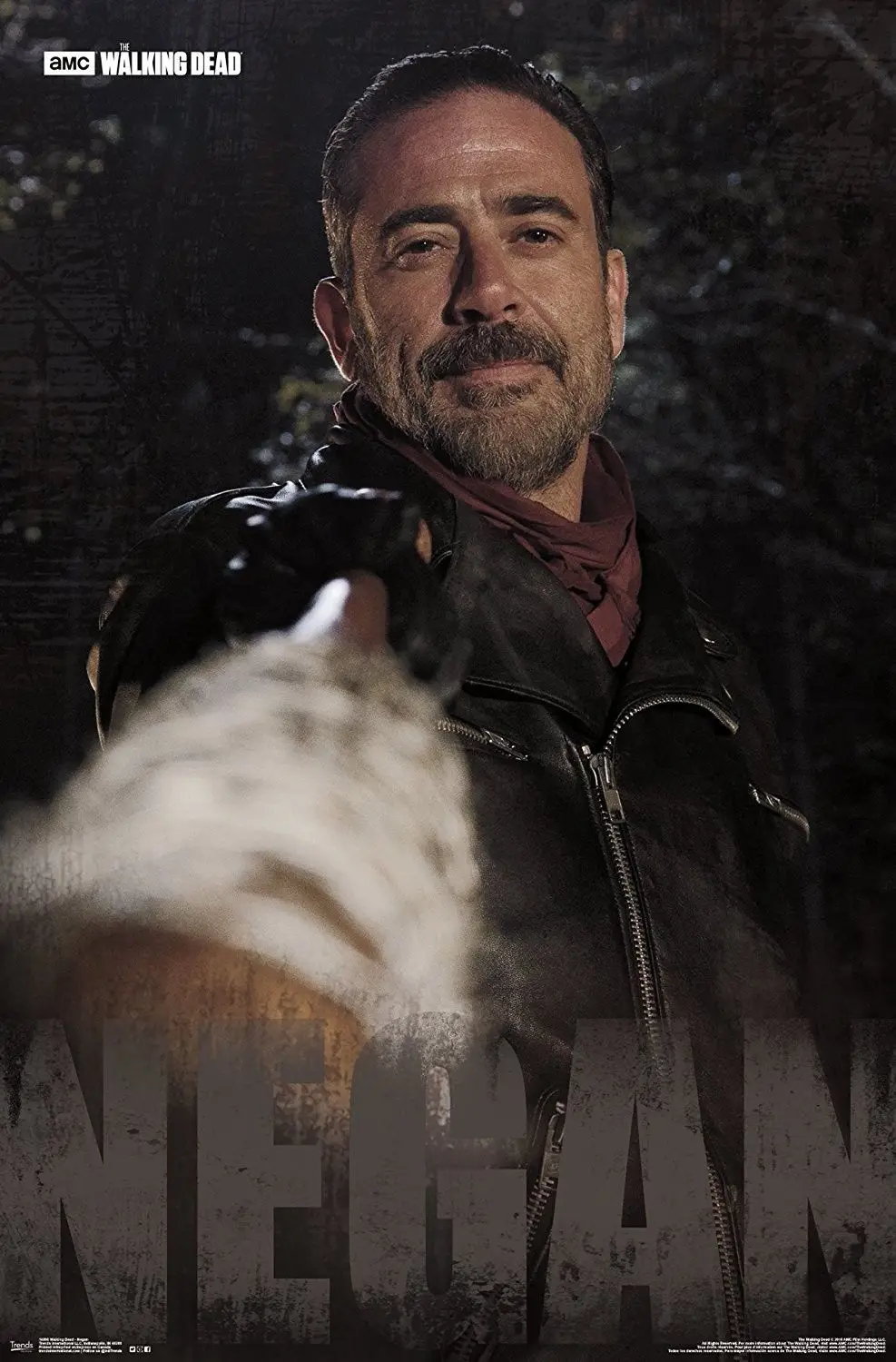 Home Decor Walking Dead Negan-Silk Art Poster Wall Sicker Decoration Gift