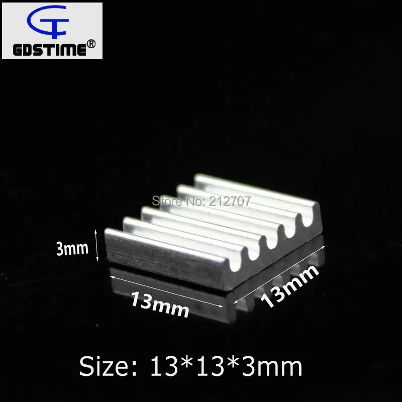 50 قطع gdstime 13x13x3 ملليمتر الألمنيوم ل cpu gpu vga ram ic رقاقة led الحرارة بالوعة المبرد تبريد تبريد 50 قطع gdstime 13x13x3 ملليمتر الألمنيوم ل cpu gpu vga ram ic رقاقة led الحرارة بالوعة المبرد تبريد تبريد