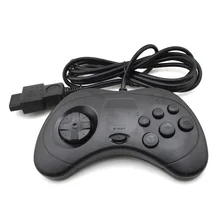 Высококачественный черный игровой контроллер классический геймпад